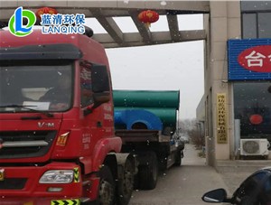 四川自贡市氨氮吹脱塔污水处理设备发货